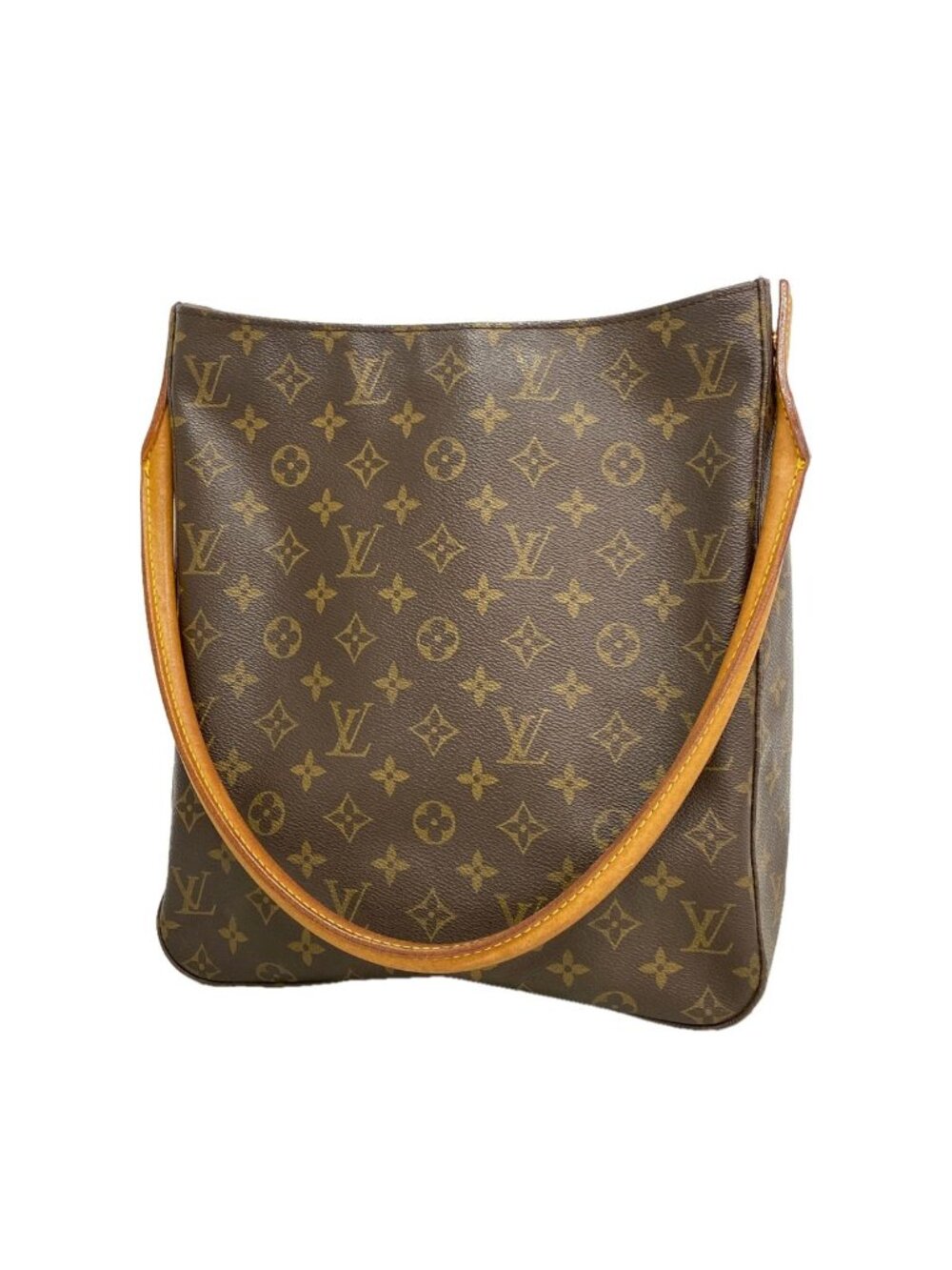 Louis Vuitton Shoulder Bag Monogram Looping GM Brown